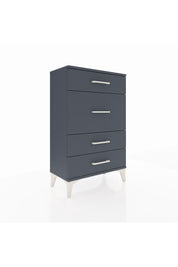 Arges Komodin 4 Çekmeceli 60x30x96 Antrasit-Antrasit