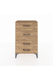 Arges Komodin 4 Çekmeceli 60x30x96 Çam-Çam