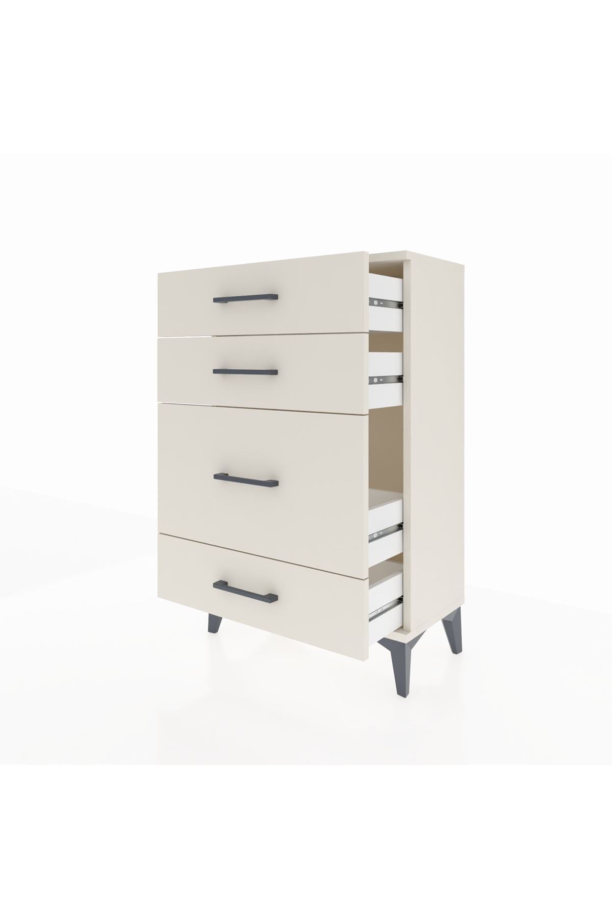 Arges Komodin 4 Çekmeceli 60x30x96 Aytaşı-Aytaşı