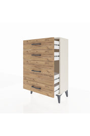 Arges Komodin 4 Çekmeceli 60x30x96 Aytaşı-Çam