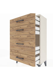 Arges Komodin 4 Çekmeceli 60x30x96 Aytaşı-Çam