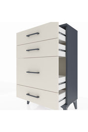 Arges Komodin 4 Çekmeceli 60x30x96 Antrasit-Aytaşı