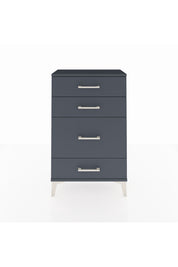 Arges Komodin 4 Çekmeceli 60x30x96 Antrasit-Antrasit