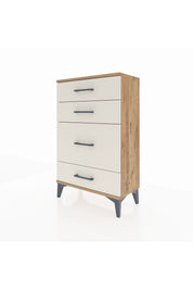 Arges Komodin 4 Çekmeceli 60x30x96 Çam-Aytaşı