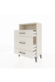 Arges Komodin Tek Raflı 3 Çekmeceli 60x30x96 Aytaşı-Aytaşı