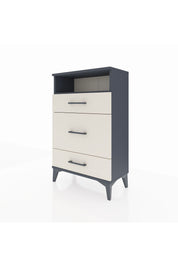 Arges Komodin Tek Raflı 3 Çekmeceli 60x30x96 Antrasit-Aytaşı