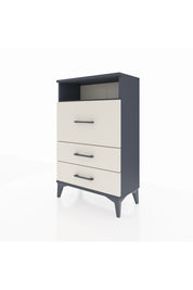 Arges Komodin Tek Raflı 3 Çekmeceli 60x30x96 Antrasit-Aytaşı