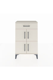 Arges Komodin Tek Raflı Tek Çekmeceli 4 Kapaklı 60x30x96 Aytaşı-Aytaşı