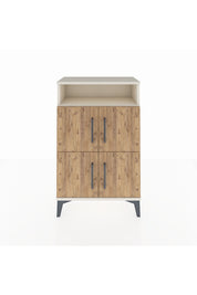 Arges Komodin Tek Raflı 4 Kapaklı 60x30x96 Aytaşı-Çam