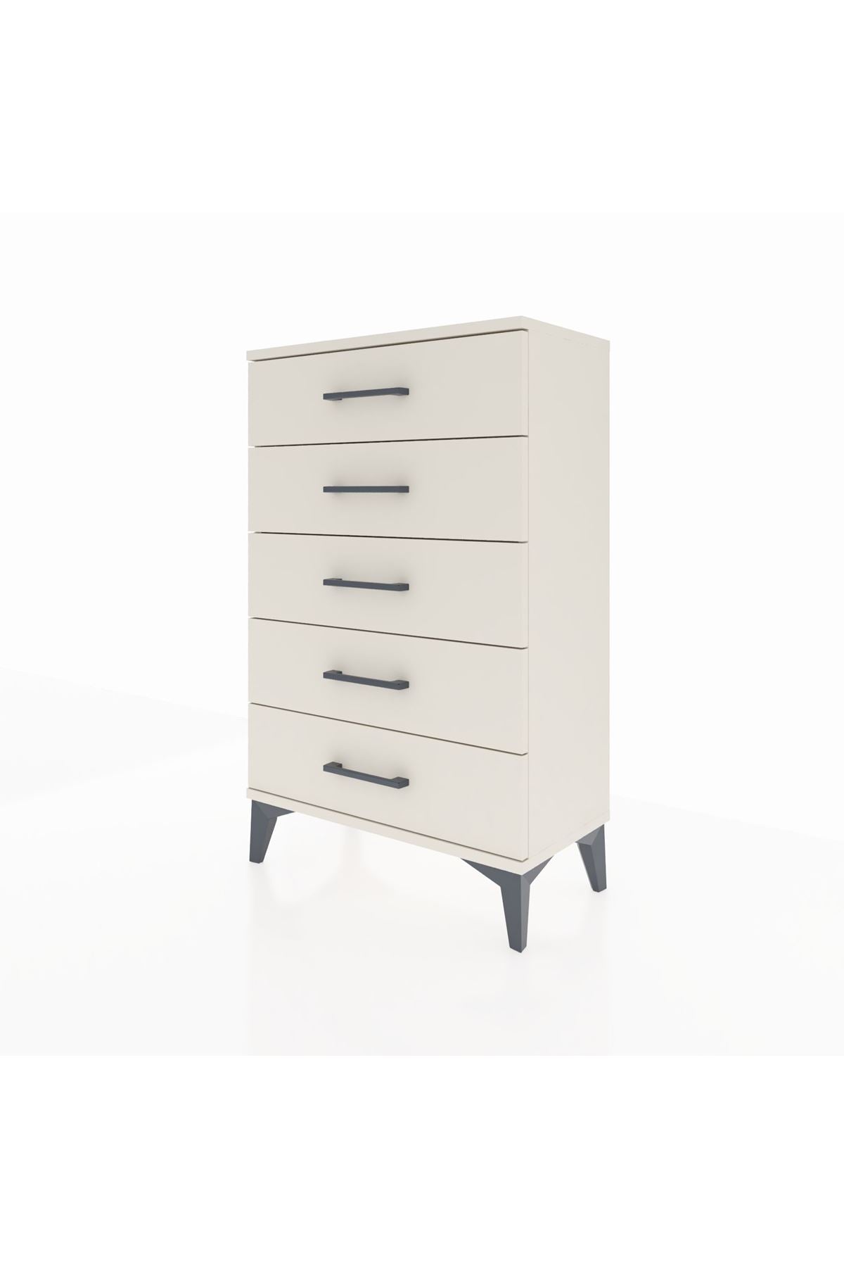 Arges Komodin 5 Çekmeceli 60x30x96 Aytaşı-Aytaşı