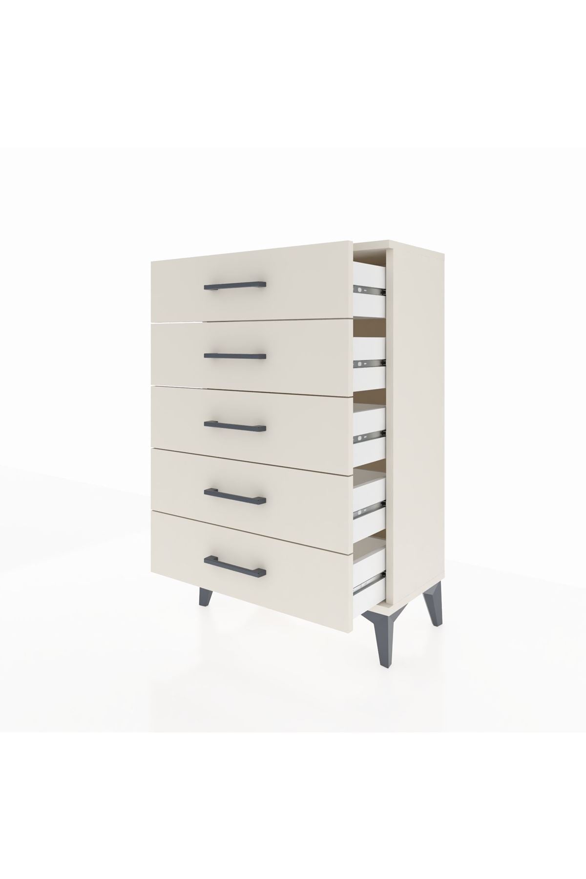 Arges Komodin 5 Çekmeceli 60x30x96 Aytaşı-Aytaşı