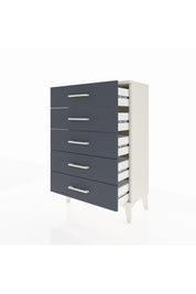 Arges Komodin 5 Çekmeceli 60x30x96 Aytaşı-Antrasit