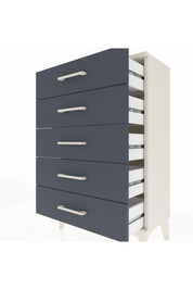 Arges Komodin 5 Çekmeceli 60x30x96 Aytaşı-Antrasit