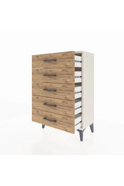 Arges Komodin 5 Çekmeceli 60x30x96 Aytaşı-Çam