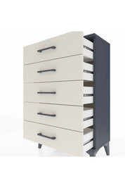 Arges Komodin 5 Çekmeceli 60x30x96 Antrasit-Aytaşı