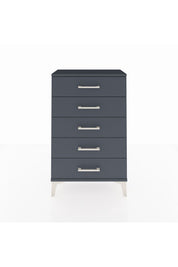 Arges Komodin 5 Çekmeceli 60x30x96 Antrasit-Antrasit