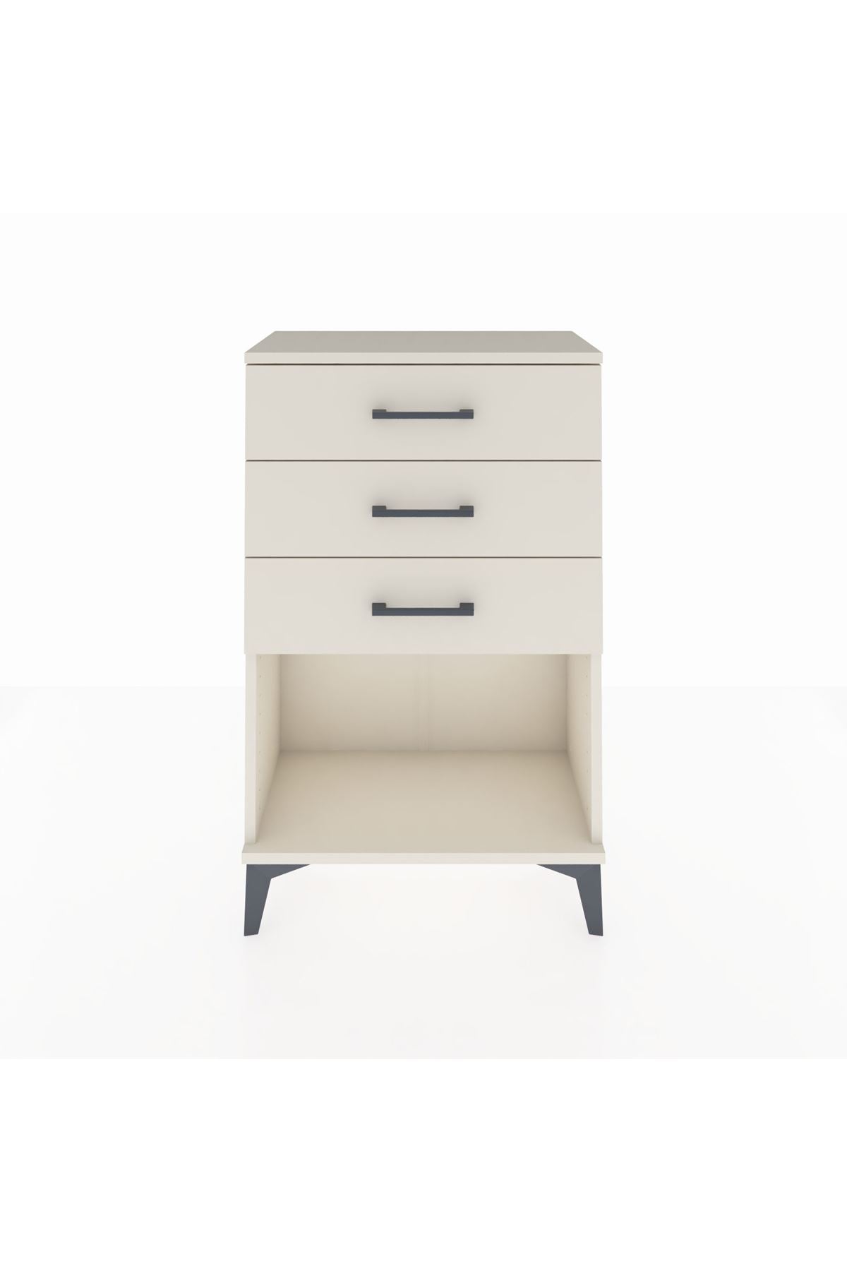 Arges Komodin 3 Çekmeceli 60x30x96 Aytaşı-Aytaşı