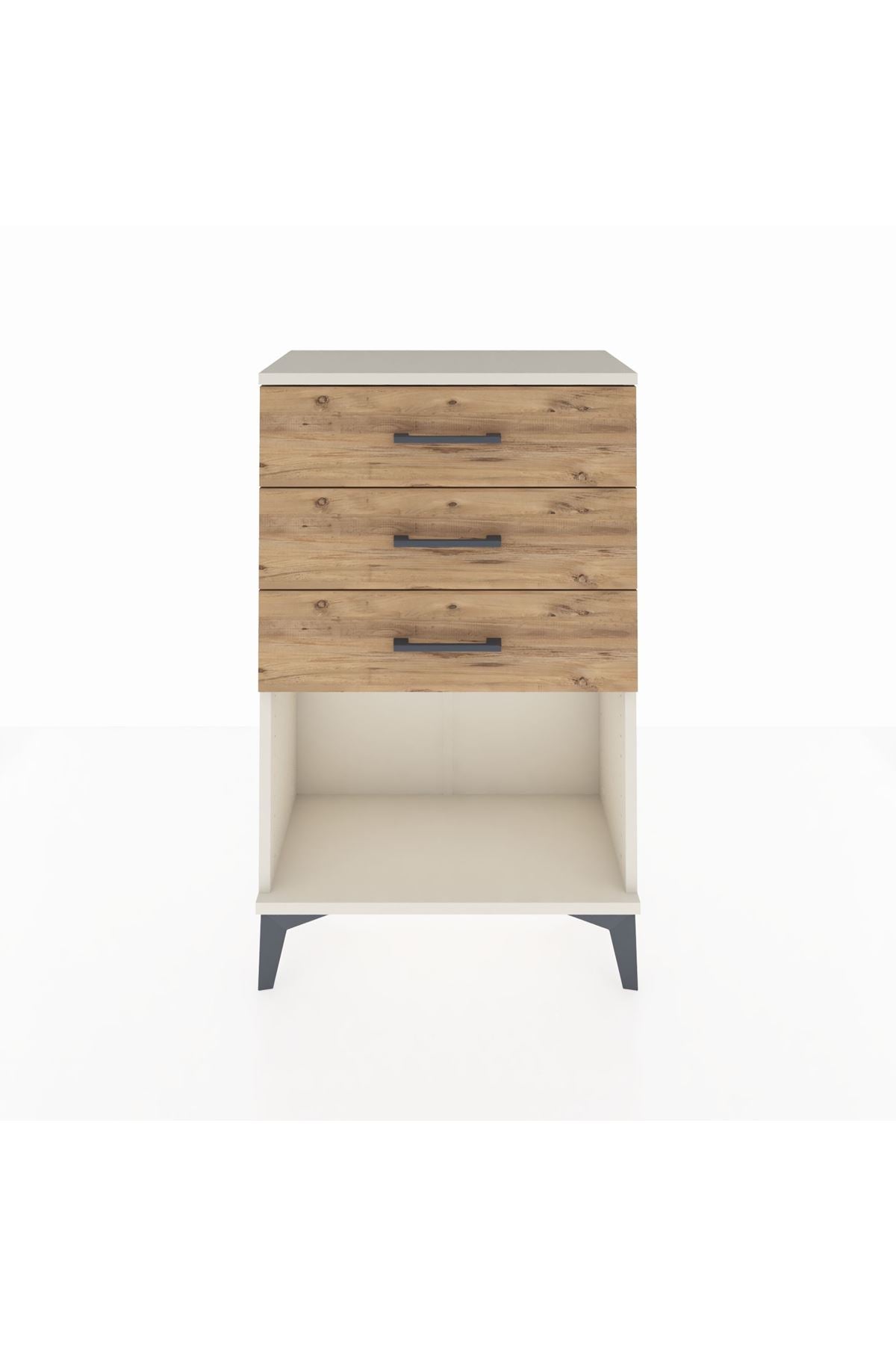 Arges Komodin 3 Çekmeceli 60x30x96 Aytaşı-Çam