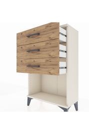 Arges Komodin 3 Çekmeceli 60x30x96 Aytaşı-Çam