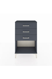 Arges Komodin 3 Çekmeceli 60x30x96 Antrasit-Antrasit