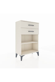 Arges Komodin Tek Raflı 2 Çekmeceli 60x30x96 Aytaşı-Aytaşı