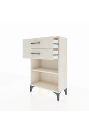 Arges Komodin Tek Raflı 2 Çekmeceli 60x30x96 Aytaşı-Aytaşı