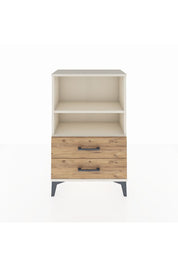 Arges Komodin 2 Raflı 2 Çekmeceli 60x30x96 Aytaşı-Çam