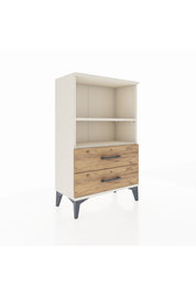 Arges Komodin 2 Raflı 2 Çekmeceli 60x30x96 Aytaşı-Çam