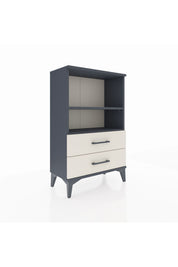 Arges Komodin 2 Raflı 2 Çekmeceli 60x30x96 Antrasit-Aytaşı