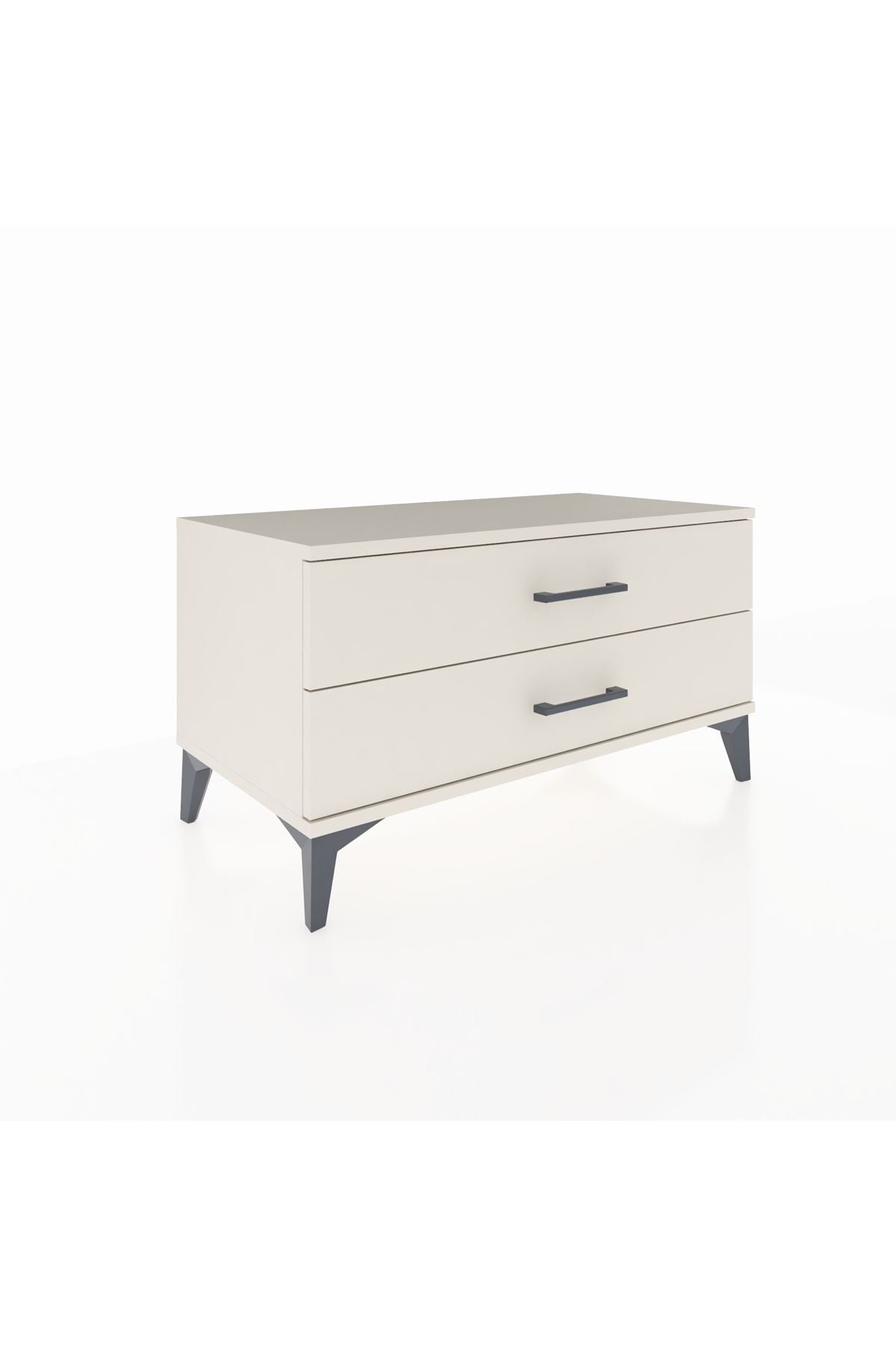 Hyperion Şifonyer 2 Çekmeceli 88x44x48 Aytaşı-Aytaşı