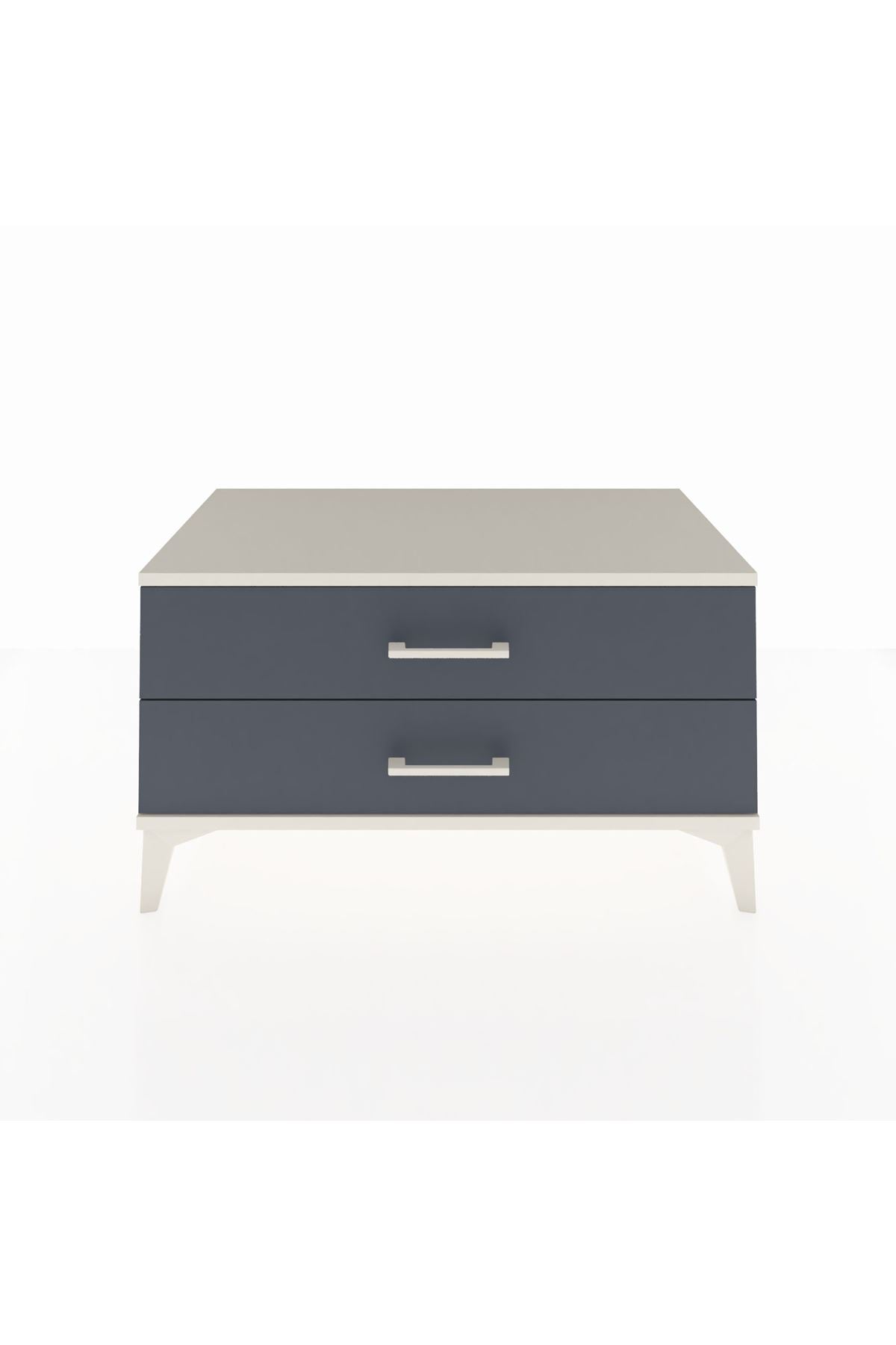 Hyperion Şifonyer 2 Çekmeceli 88x44x48 Aytaşı-Antrasit