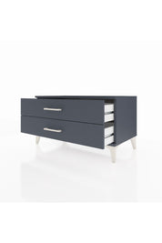 Hyperion Şifonyer 2 Çekmeceli 88x44x48 Antrasit-Antrasit