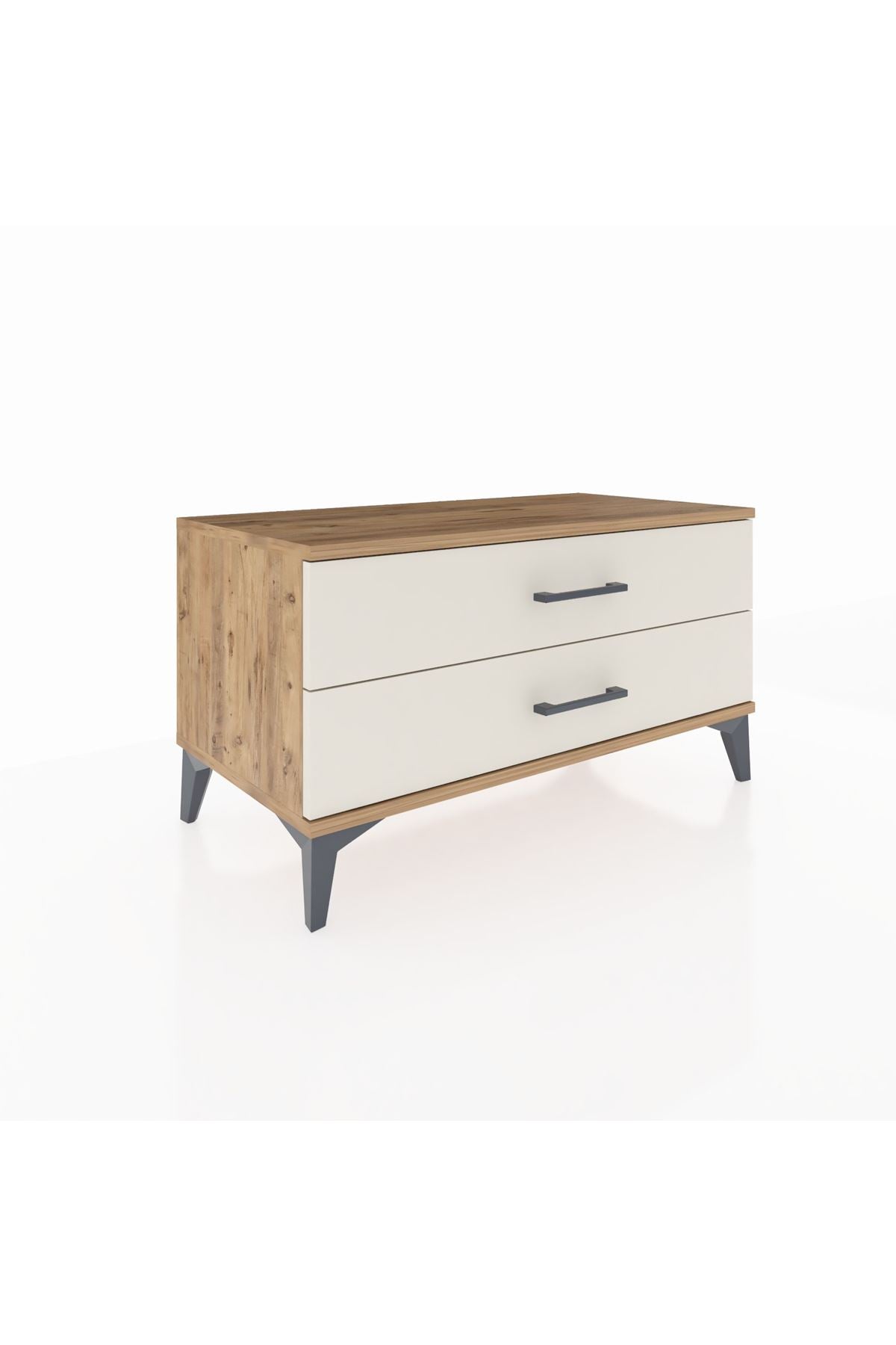 Hyperion Şifonyer 2 Çekmeceli 88x44x48 Çam-Aytaşı