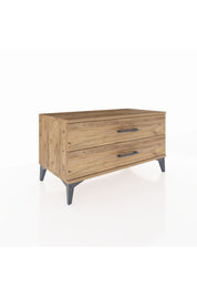 Hyperion Şifonyer 2 Çekmeceli 88x44x48 Çam-Çam