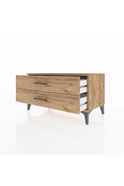 Hyperion Şifonyer 2 Çekmeceli 88x44x48 Çam-Çam