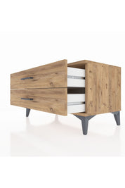 Hyperion Şifonyer 2 Çekmeceli 88x44x48 Çam-Çam