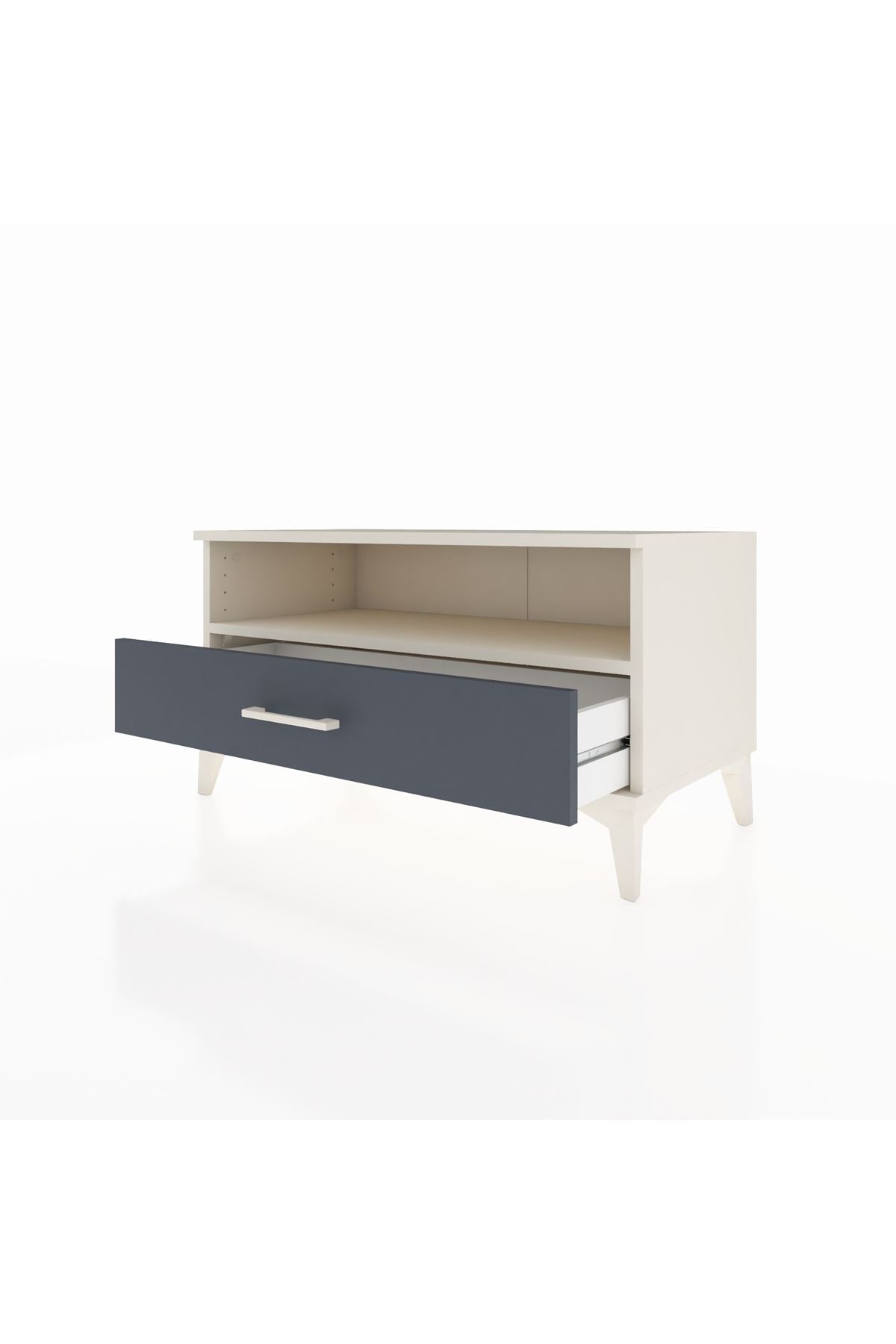 Hyperion Şifonyer Tek Raflı Tek Çekmeceli 88x44x48 Aytaşı-Antrasit