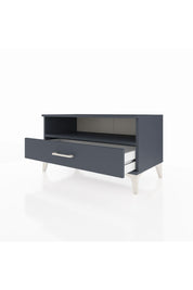 Hyperion Şifonyer Tek Raflı Tek Çekmeceli 88x44x48 Antrasit-Antrasit