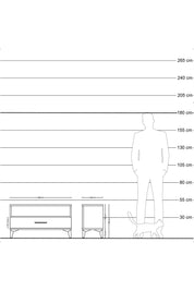 Hyperion Şifonyer Tek Raflı Tek Çekmeceli 88x44x48 Çam-Aytaşı