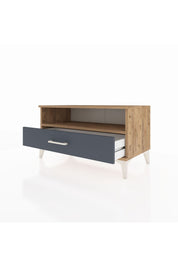 Hyperion Şifonyer Tek Raflı Tek Çekmeceli 88x44x48 Çam-Antrasit