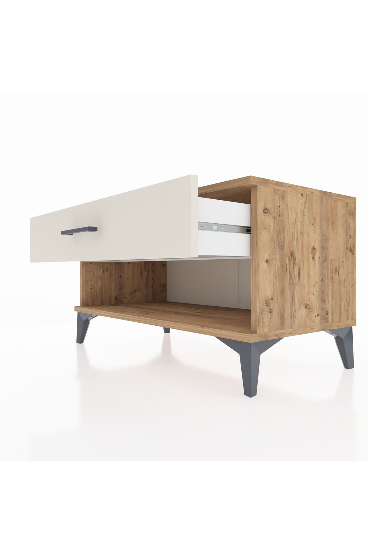 Hyperion Şifonyer Tek Çekmeceli 88x44x48 Çam-Aytaşı