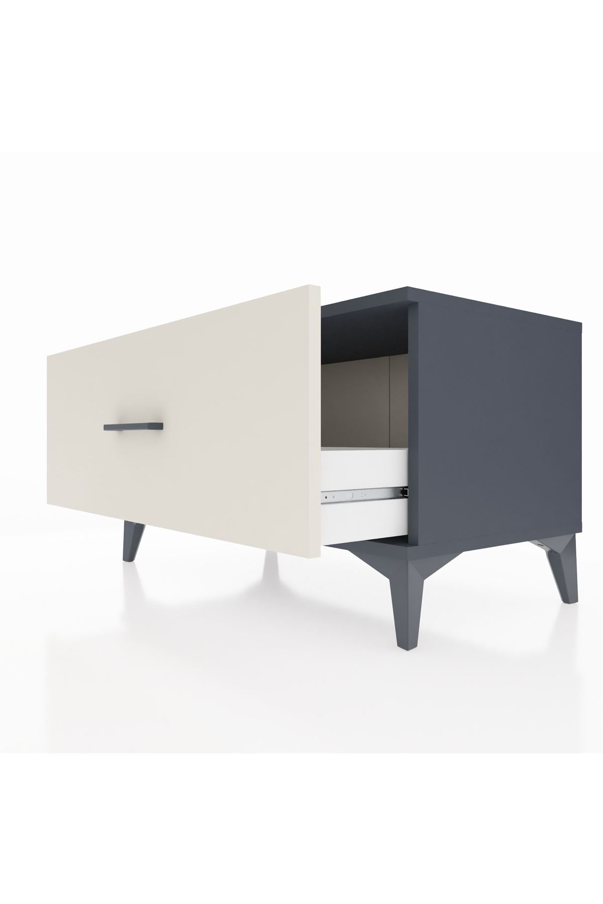 Hyperion Şifonyer Tek Çekmeceli 88x44x48 Antrasit-Aytaşı