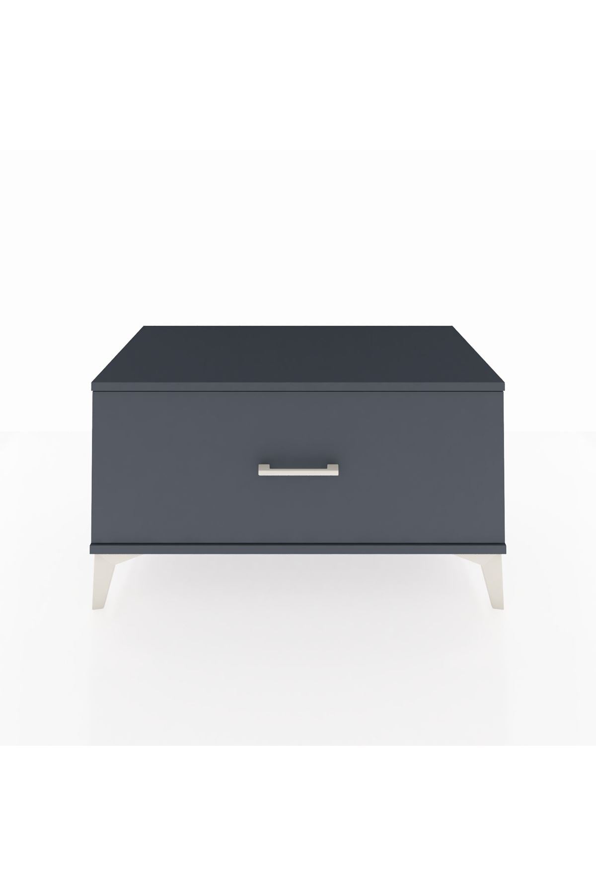 Hyperion Şifonyer Tek Çekmeceli 88x44x48 Antrasit-Antrasit