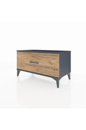 Hyperion Şifonyer Tek Çekmeceli 88x44x48 Antrasit-Çam