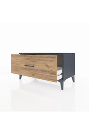 Hyperion Şifonyer Tek Çekmeceli 88x44x48 Antrasit-Çam