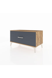 Hyperion Şifonyer Tek Çekmeceli 88x44x48 Çam-Antrasit