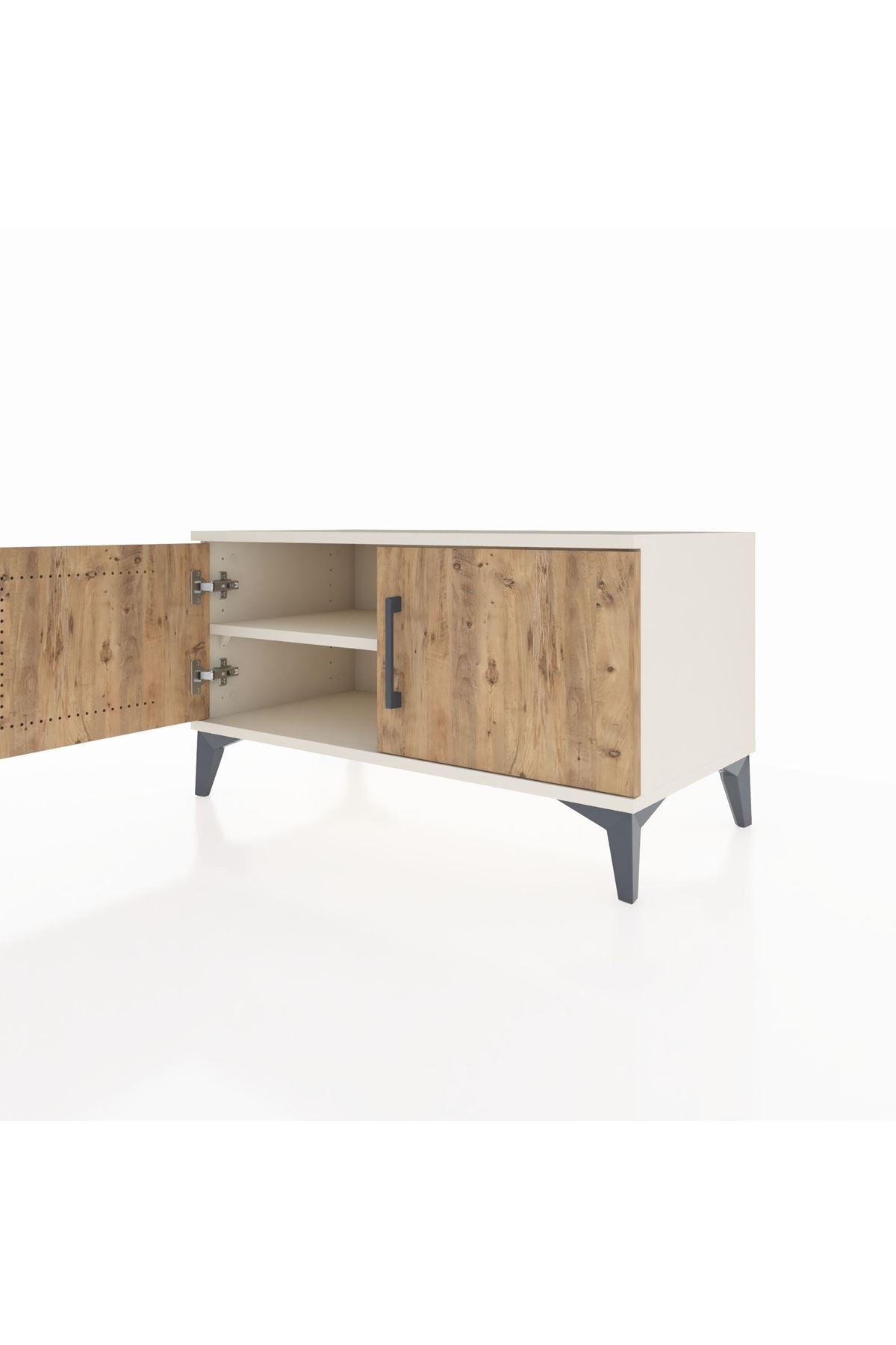 Hyperion Şifonyer Tek Raflı 2 Kapaklı 88x44x48 Aytaşı-Çam