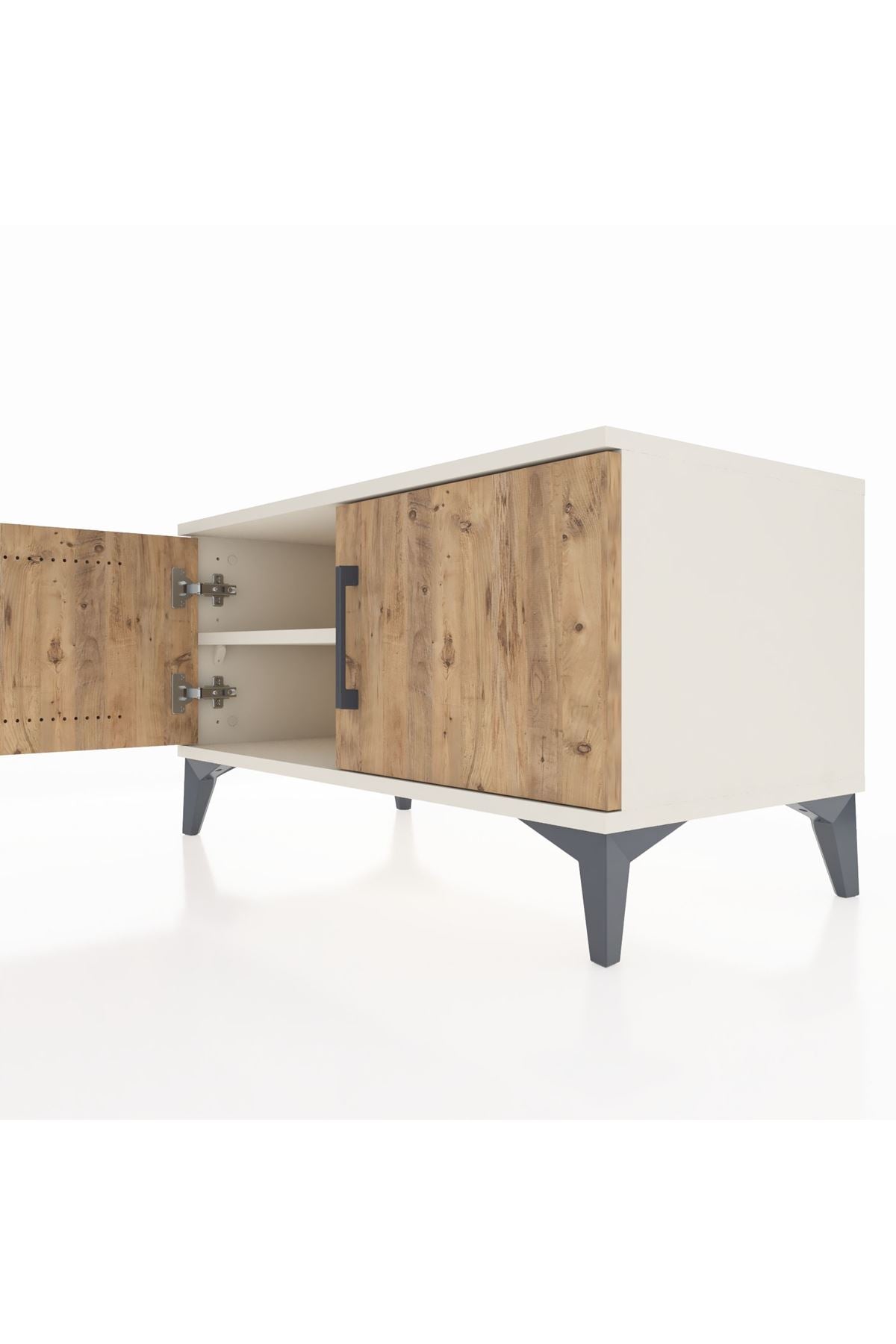 Hyperion Şifonyer Tek Raflı 2 Kapaklı 88x44x48 Aytaşı-Çam