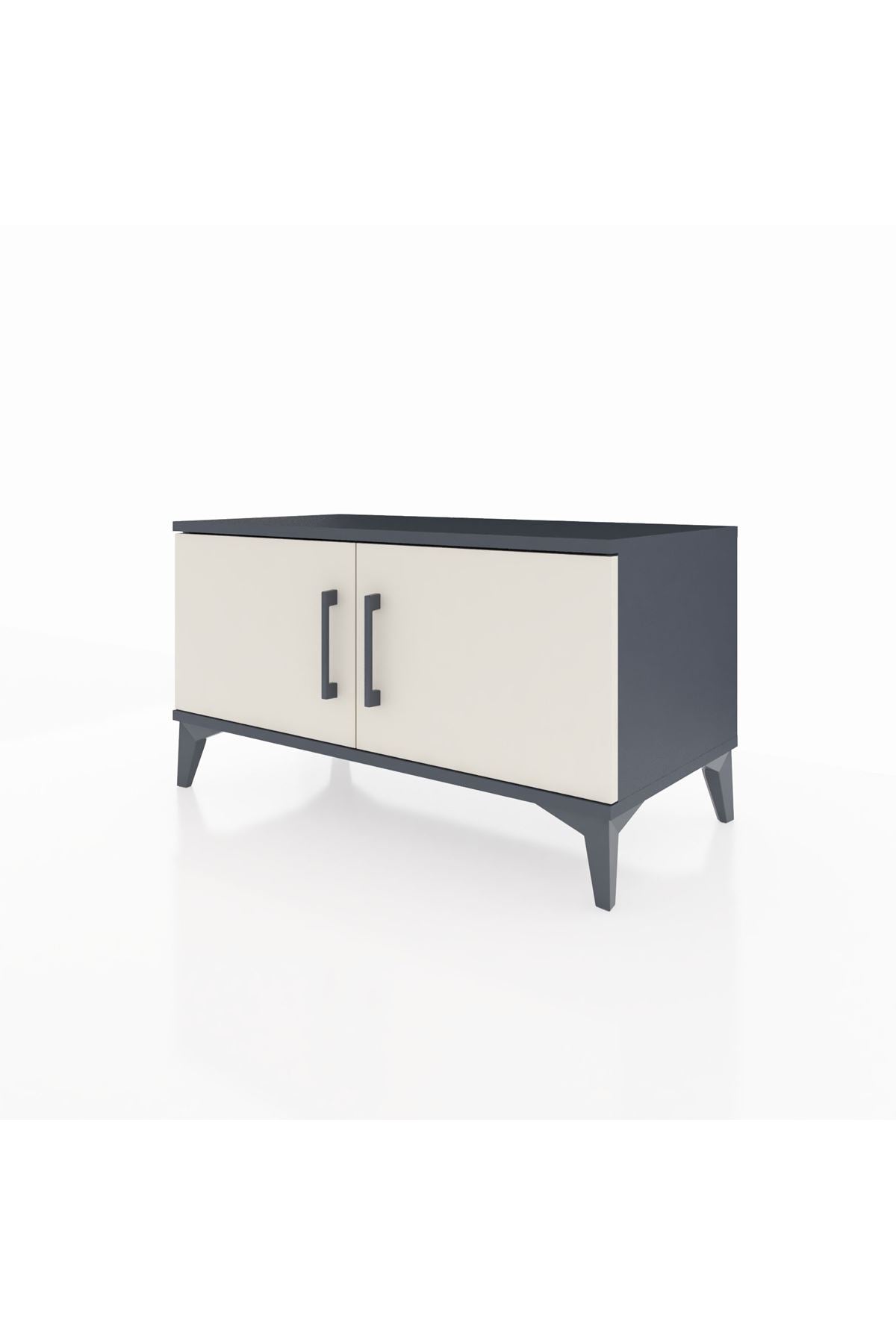 Hyperion Şifonyer Tek Raflı 2 Kapaklı 88x44x48 Antrasit-Aytaşı