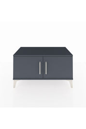 Hyperion Şifonyer Tek Raflı 2 Kapaklı 88x44x48 Antrasit-Antrasit